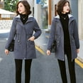 thumbnail image 4 of Viikei Women Coats Clearance Women's Comfy Stylish Stitching Long Sleeve Sweater Casual Long Cardigan Tops, 4 of 4