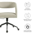 thumbnail image 3 of Home Office Chair, Gray, Fabric, Home Office Business, Modern Contemporary, HB37700, 3 of 10