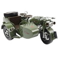 thumbnail image 2 of Escenario de maqueta de motocicleta triciclo en miniatura, diseño de escritorio, escena callejera Verde, 2 of 9