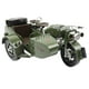 thumbnail image 2 of Modelo de motocicleta de triciclo en miniatura, maqueta de ferrocarril, juguetes, micropaisaje callejero Verde, 2 of 9