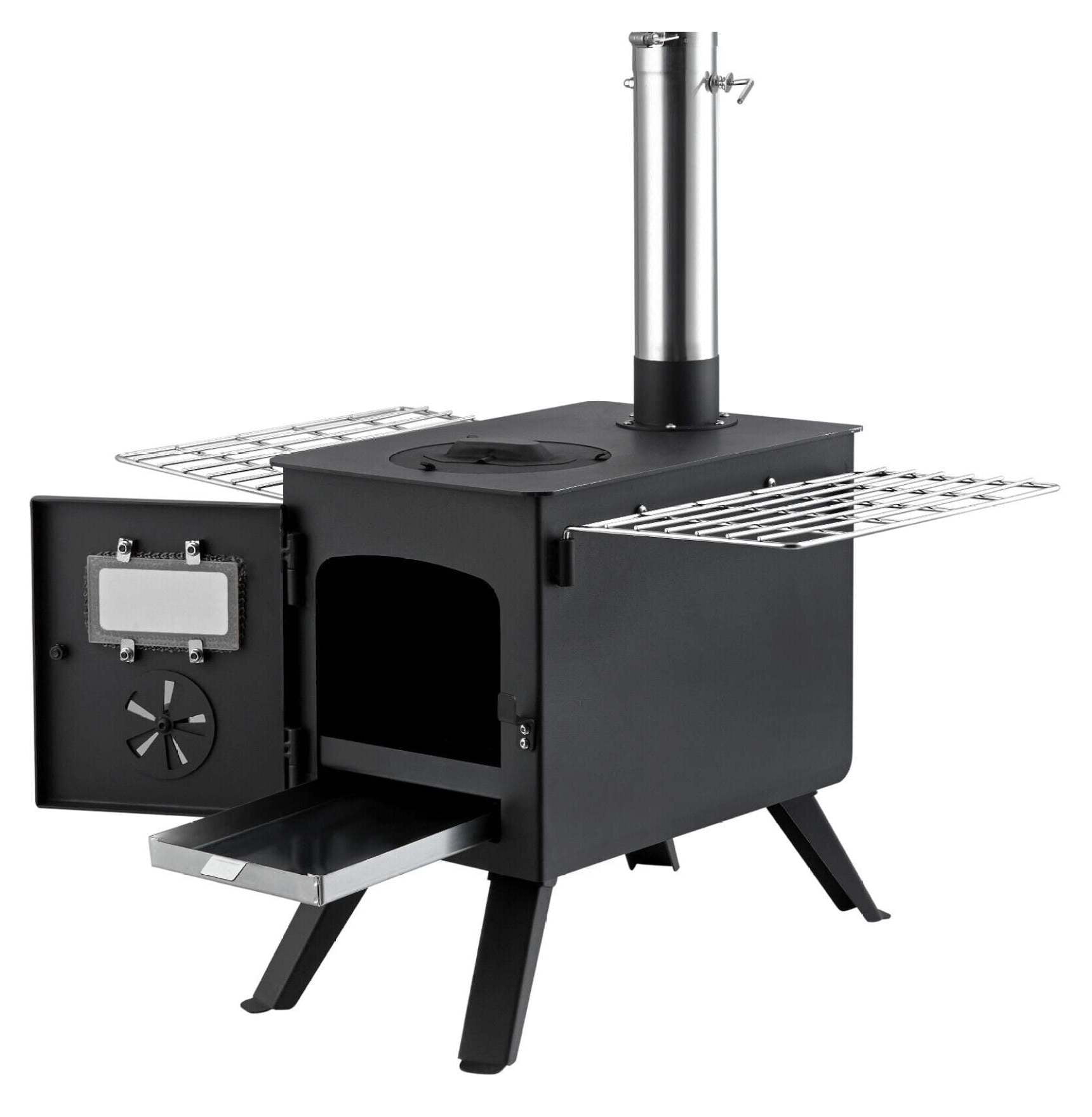 Ktaxon Portable Camp Wood Stove with Chimney Pipes for Outdoor