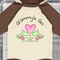 thumbnail image 4 of Inktastic Grammy's Girl Heart Flowers Girls Long Sleeve Baby Bodysuit, 4 of 5