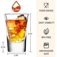 thumbnail image 7 of Shot Glass Set of 24-1.2 oz/35 ml Clear Shot Glass with Heavy Base, Rock Shot Glasses bulk for Cocktail, Vodka, Espressos, Liqueurs, Tequila and Desserts, 7 of 7