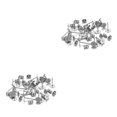 thumbnail image 2 of bedienty 100 Sets Ear Stud Tray Making Findings Earrings Stoppers Bottom Craft Hypoallergenic Earring Accessory Adults Using Steel Color/ 6mm 2Set, 2 of 6