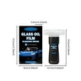 thumbnail image 2 of Automobile Glass Oil Film Protector with Hydrophobic Coating for Enhanced Visibility and Water Repellency, Easy Application for Windshields, Windows, Mirrors, and Other Glass Surfaces, 2 of 5