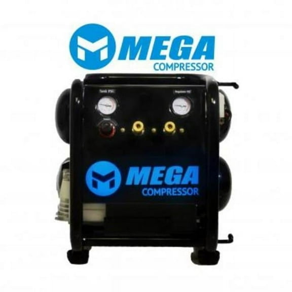Mega  4 gal & 2.5 HP Oil Lube 6.2 CFM - 90 PSI Hand Carry Air Compressor with Taiwan Direct Drive