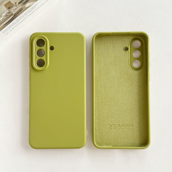 Designed for Samsung Galaxy A56 5G Case, Shockproof Liquid Silicone Protective Phone Case with Soft Anti-Scratch Microfiber Lining Slim Phone Cover Case for Samsung Galaxy A56 5G, Green