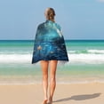 thumbnail image 4 of Wildflowers Butterfly Ultra Fine Fiber Beach Towels for Travel And Quick Drying Absorbent Towels for Swimming, 4 of 7