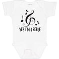 thumbnail image 3 of Inktastic Funny Music Yes Im Treble Boys or Girls Baby Bodysuit, 3 of 5