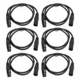 thumbnail image 1 of Cable de Señal de Luz de Etapa XLR, Cable de Señal de Conectividad Sin Costuras Cable de PlásTiCO de PVC para rendimiento, 1 of 7