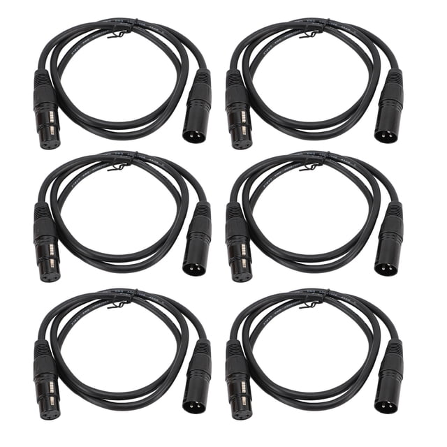 Cable de Señal de Luz de Etapa XLR, Cable de Señal de Conectividad Sin Costuras Cable de PlásTiCO de PVC para rendimiento