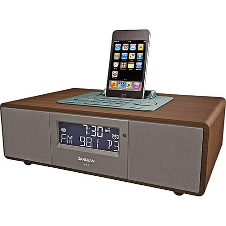Sangean Table-Top Speaker System with AM/FM-RDS Radio and iPod Dock Sangean Table-Top Speaker System with AM/FM-RDS Radio and iPod Dock