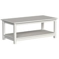thumbnail image 6 of Coffee Table with Storage Shelf White - by From the Tree Furniture, 6 of 8