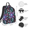 thumbnail image 2 of Disketp Colored Abstract Mochila Ligera e Impermeable, Mochila de Día Resistente para Viajes, Senderismo y Uso Diario para Hombre y Mujer, 2 of 7