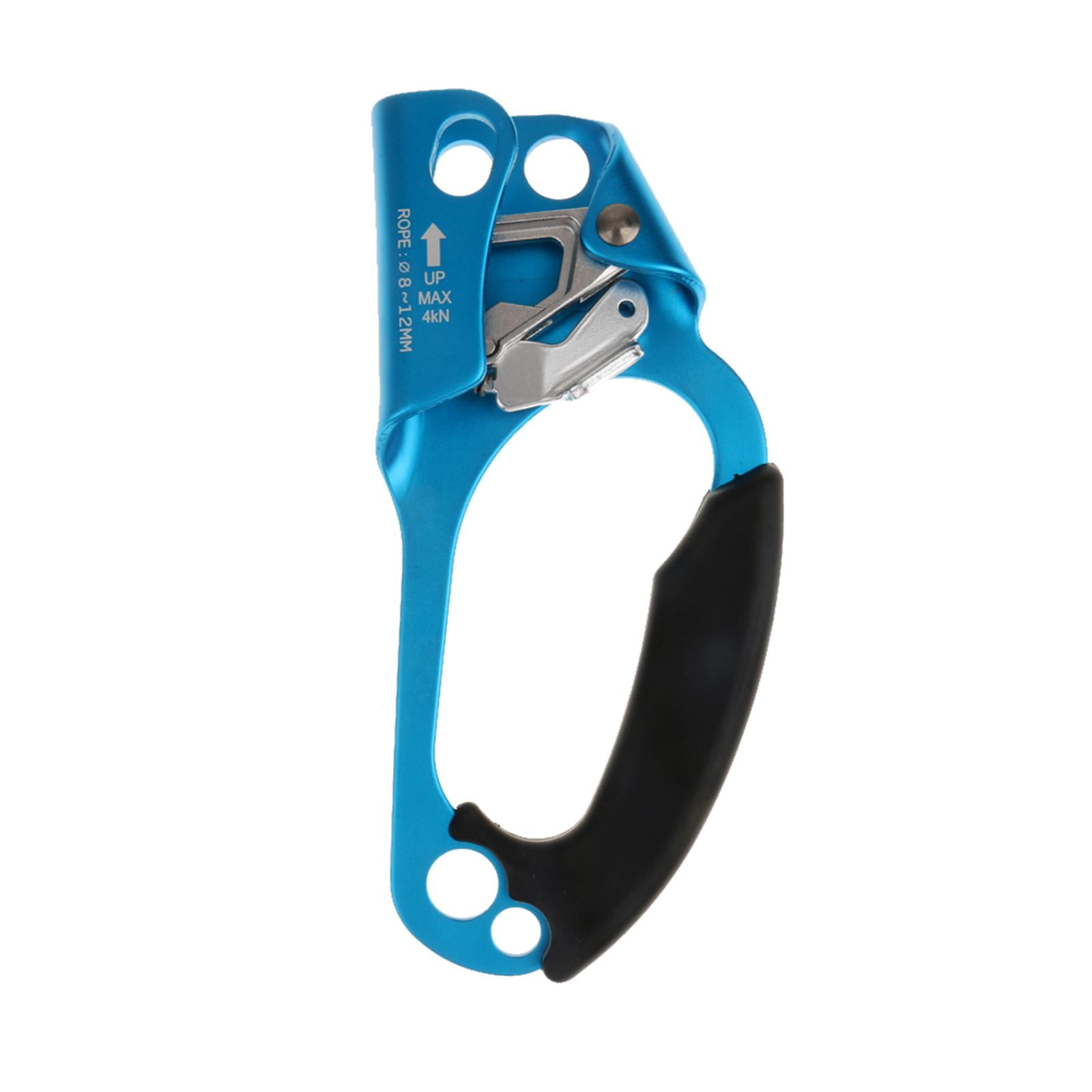 Dualoai 2pcs Rock Tree Climbing Right + Left Handed Ascender Equipment for 8mm-12mm Rope