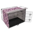 thumbnail image 6 of Abstract Dog Crate Cover, Modern Geometric Illustration of Triangular Complex Shapes Design, Easy to Use Pet Kennel Cover Small Dogs Puppies Kittens, 7 Sizes, Purple Mauve Pale Pink, by Ambesonne, 6 of 6