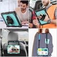 thumbnail image 3 of Funda SEYMAC de serie para Samsung Galaxy Tab A9 de 8,7 pulgadas, color azul celeste y negro, 3 of 9