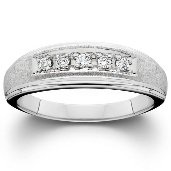 Pompeii Ladies 14K Yellow Gold 1/6ct Diamond Wedding Ring (H/I,I2)