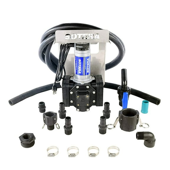 Sotera SS470B 115 Volt 15 GPM Chemical Transfer Pump with Tote Mounting Package