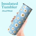 thumbnail image 4 of Daisy Gifts for Women Daisy Flowers Tumbler Daisy Coffee Mug Floral Cup with Lid and Straw Blue and White Daisy Stuff Decor, 4 of 6