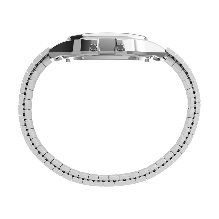 Timex Men's Classic Digital Military Style Watch, Silver-Tone