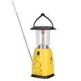 thumbnail image 2 of Radio de manivela RD249, recargable, multifuncional, con energía solar, luz de emergencia y luz de camping., 2 of 14