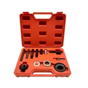 Shinysix 14PCS Pulley Puller and Installer Kit, Auto Power Steering Pump Pulley Puller Remover/Installer Tool Alternator Replacement for GM