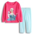 thumbnail image 4 of Pijamas de dibujos animados de Frozen para niñas, ropa de dormir de princesa Anna y Elsa, conjuntos de ropa de manga larga para bebés, disfraz para el hogar, novedad, 4 of 4