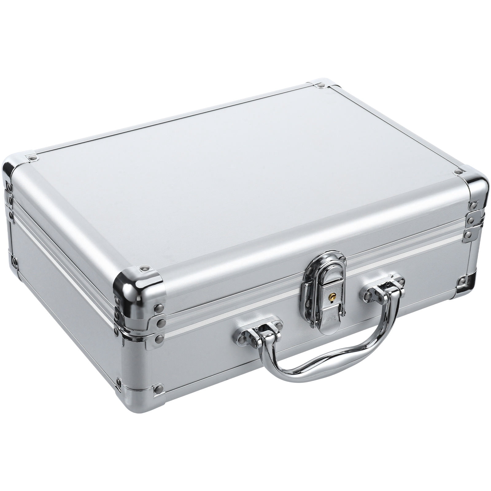 Pawsdot Aluminum Alloy Small Briefcase with Convenient Handle for Professionals and Travel