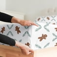 thumbnail image 5 of CGK Linens 3-Piece Christmas Holiday Sheet Set - Twin Size Xmas Winter Bedding With Vibrant Festive Patterns, Ginger, 5 of 6