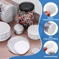 thumbnail image 3 of Uxcell 37mm / 1.46" Foam Lid Liner, 200 Pcs Adhesive Round PS Pressure Sensitive Seals, Cap Liners Resistant Tamper for Plastic Glass Jar Bottle Cap Canning Vials Seals, 3 of 7