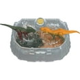 thumbnail image 1 of Jurassic World Dino Reveal 2 Dinosaur Toys in Battle Arena, Warm Water Changes Decoration - Walmart Exclusive, 1 of 6