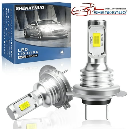 For Hyundai Santa Fe 2007-2018 Upgrade H7 Bright White High Beam Led Bulbs,6000K 2PCS