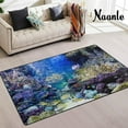 thumbnail image 2 of GZHJMY Beach Theme Area Rug 4'x6', Caribbean Reef Fish Ocean Animal Polyester Area Rug Mat for Living Dining Dorm Room Bedroom Home Decorative, 2 of 6