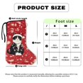 thumbnail image 6 of COEQINE Christmas Black Cat Leg Cast Cover Set of 2 Stretch Fabric Leg Cast Protector-S Outdoor Protection Leg Cover Short Foot Cast Cover Christmas Decorative Leg Plaster Cover, 6 of 7