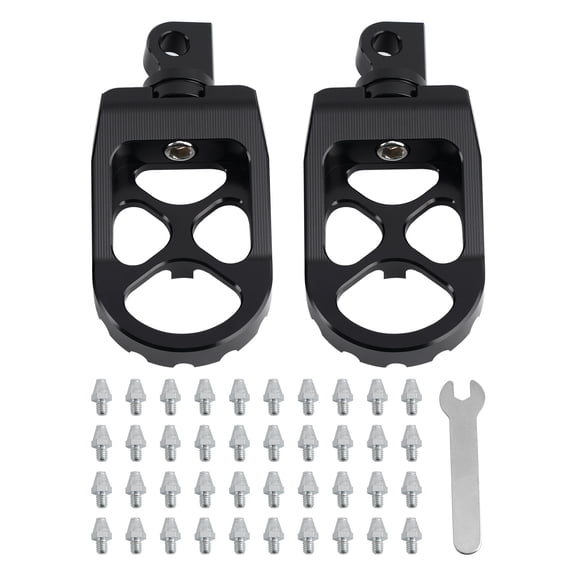 Offroad CNC Wide Fat Foot Pegs for Harley Dyna Sportster 883 Street Glide