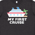 thumbnail image 4 of Inktastic My First Cruise with Cruise Ship and Palm Trees Youth T-Shirt, 4 of 5