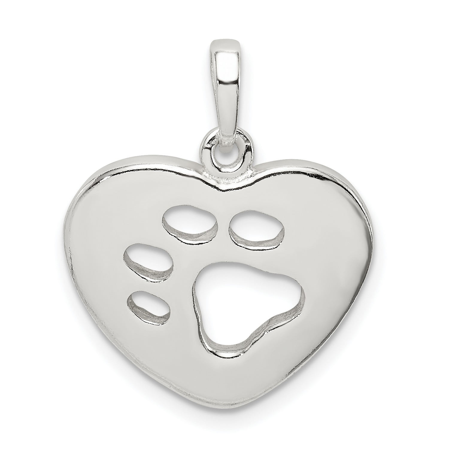 Love Paw Print Pendant