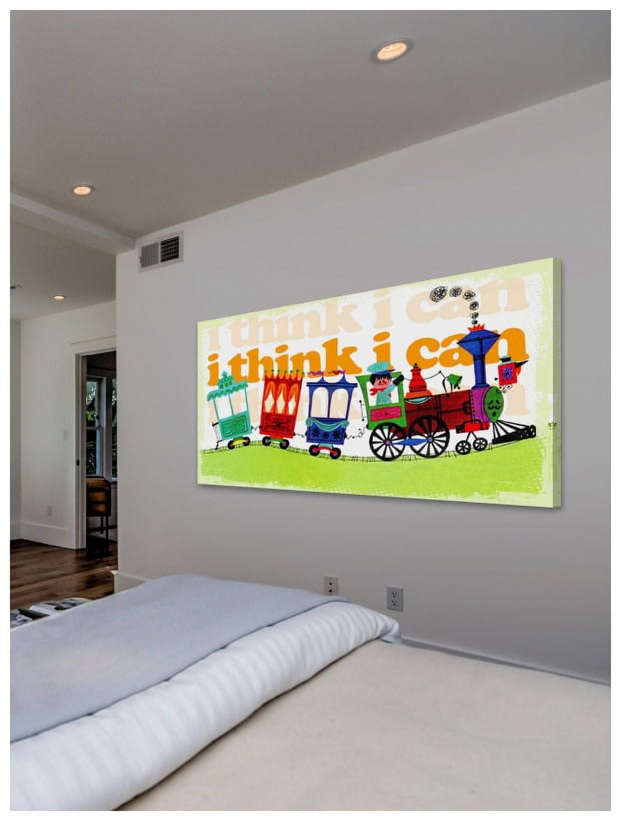 Marmont Hill Inc Marmont Hill 'I Think I Can' by Curtis Painting Print on Canvas - Multi-color