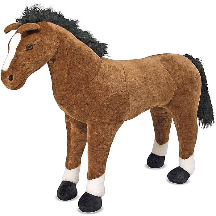Melissa &#38; Doug Giant Horse - Lifelike Stuffed Animal (nearly 3 feet tall)