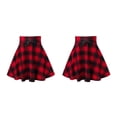 thumbnail image 4 of Sonducket corta a cuadros para mujer, plisada a cuadros para primavera y otoño, ropa de discoteca para niña, vestido rojo de cintura alta con Rojo METRO 2Conjunto, 4 of 6