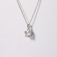 thumbnail image 6 of White Moissanite Solitiare Necklace, 6 of 11