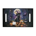thumbnail image 6 of Yuyamidu Black Cat Golf Cart Seat Cover Pumpkin Golf Cart Seat Blanket with Pockets Halloween Club Car Seat Towel Travel Sports Golf Cart Accessories, Purple, 6 of 7