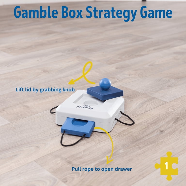 TRIXIE Gamble Box Puzzle Dog Toy, Level 1 Beginner photo 4