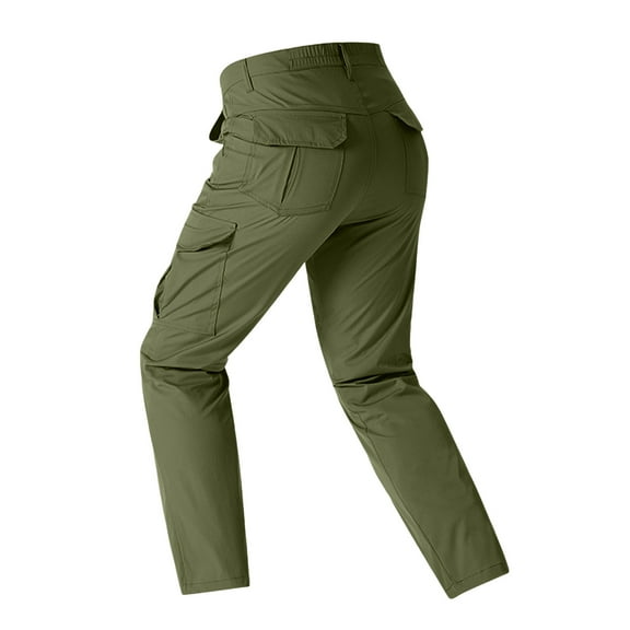 Men Summer Outfits Sickies Work Pants Work Pants Mens Sweat with Back Pockets for Men with Pockets Cargo Men Chef Mens Denim Phone Pocket Slim Straight Green 32