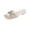 White, variant on White Ladies Comfortable Rhinestone Square Head Flat Slippers Open Toe Casual Spring Summer Beach