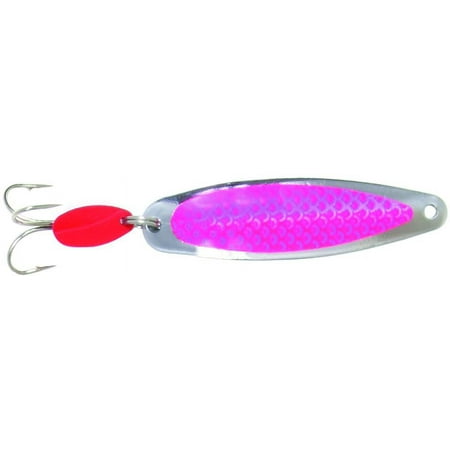 Sea Striker SES50-PNK Nickel Prism Casting Spoon with Teaser Tab 1/2