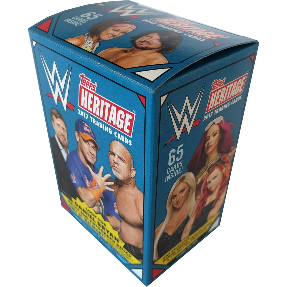 2017 Topps WWE Heritage Wrestling Trading Cards Value Box