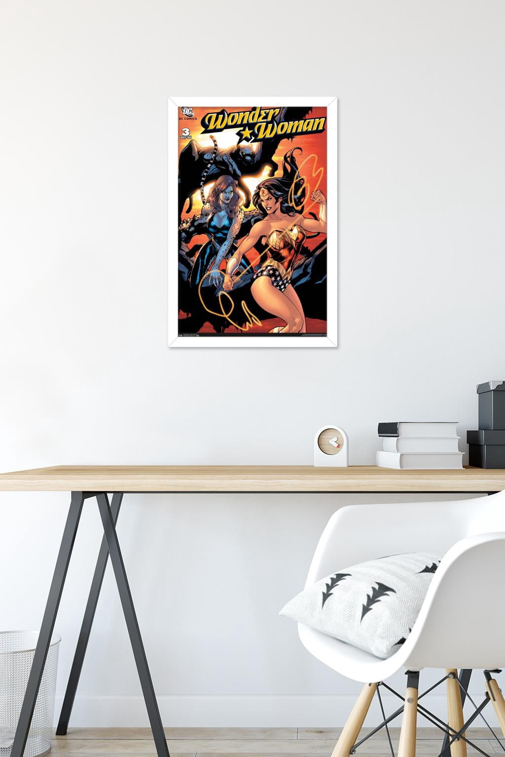 DC Comics - The Cheetah - Wonder Woman #3 Wall Poster, 14.725" x 22.375", Framed