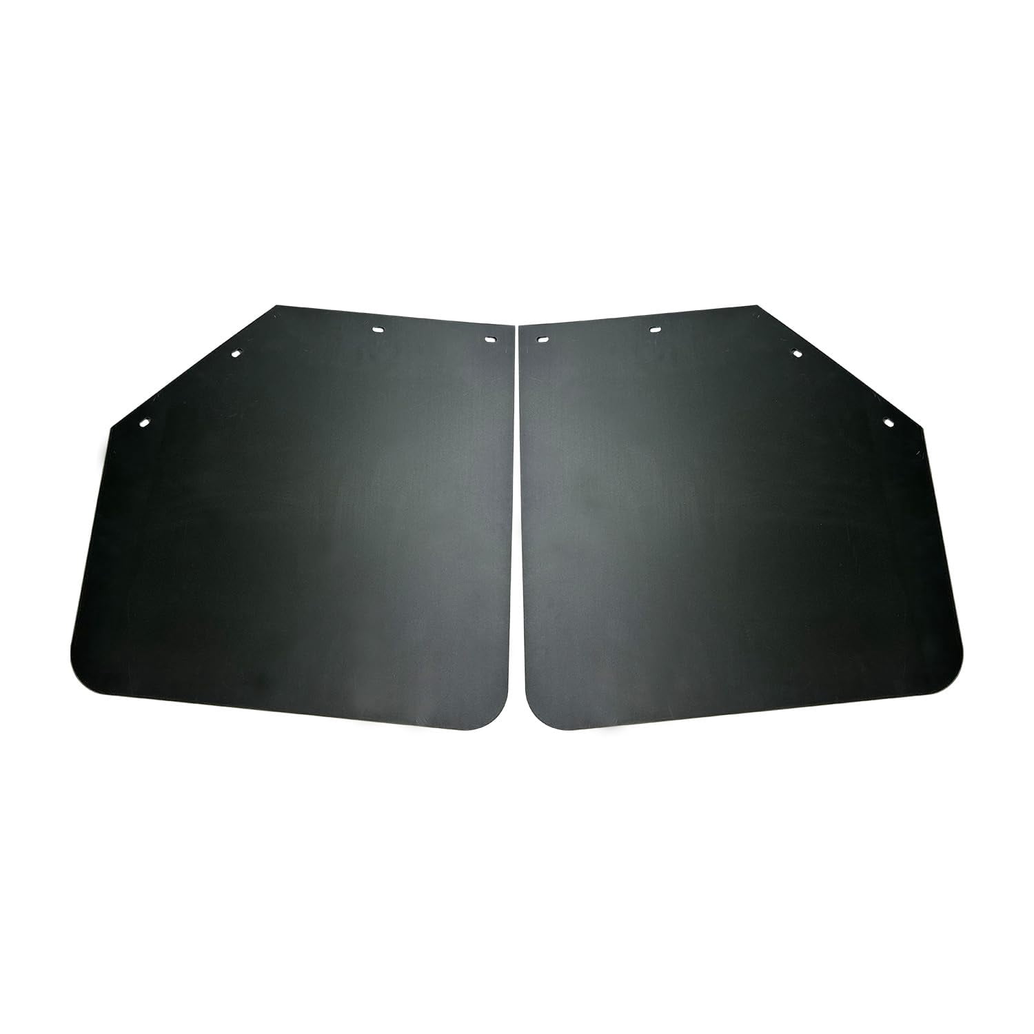 BST BSSP Set of 4 Semi Truck Mud Flaps 24"x24", Black Angled Universal Heavy Duty MudFlaps for Semi Truck Tractor Trailer Splash Guard Mud Flaps